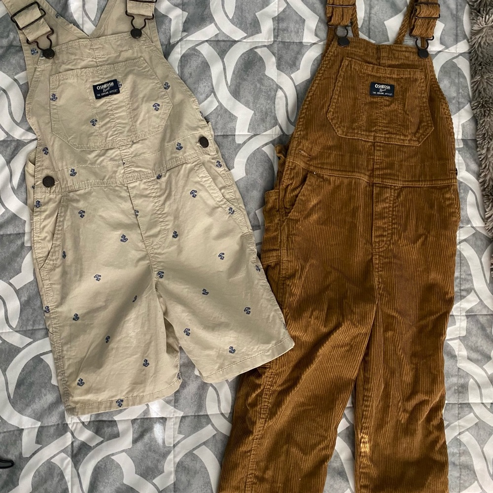 OshKosh B’Gosh Boy overalls both 5T